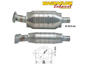 MAGNAFLOW 86353 katalizatoriaus keitiklis 
 Išmetimo sistema -> Katalizatoriaus keitiklis
7700844691, 7700844692