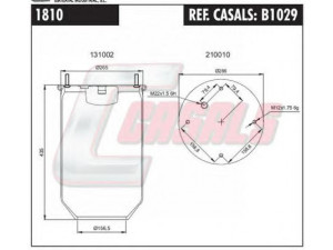 CASALS B1029 dėklas, pneumatinė pakaba 
 Pakaba -> Pneumatinė pakaba
81436010042