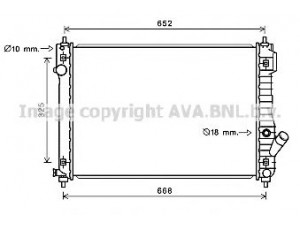 AVA QUALITY COOLING CT2049 radiatorius, variklio aušinimas 
 Aušinimo sistema -> Radiatorius/alyvos aušintuvas -> Radiatorius/dalys
95227753, 96983812, 96992881