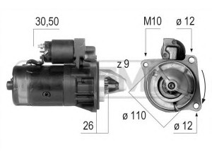MESSMER 220019 starteris 
 Elektros įranga -> Starterio sistema -> Starteris
42498678, 5801408583, 93828721