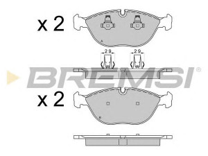 BREMSI BP3571 stabdžių trinkelių rinkinys, diskinis stabdys
3B7698151, 8D0698151D, 8N0698151D