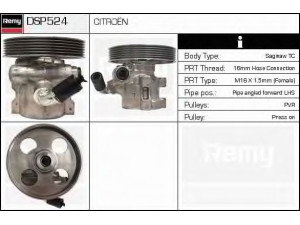 DELCO REMY DSP524 hidraulinis siurblys, vairo sistema 
 Vairavimas -> Vairo pavara/siurblys