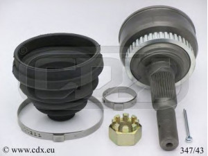 CDX 347/43 jungčių komplektas, kardaninis velenas 
 Ratų pavara -> Sujungimai/komplektas
374730, 374750