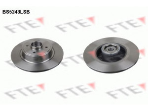 FTE BS5243LSB stabdžių diskas 
 Stabdžių sistema -> Diskinis stabdys -> Stabdžių diskas
77 01 206 328