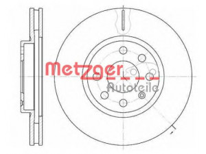 METZGER 6611.10 stabdžių diskas 
 Stabdžių sistema -> Diskinis stabdys -> Stabdžių diskas
0569000, 09196050, 569000, 9127967