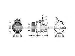 AVA QUALITY COOLING AIK263 kompresorius, oro kondicionierius 
 Oro kondicionavimas -> Kompresorius/dalys
4E0260805F, 4E0260805F