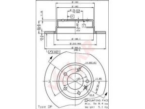 VILLAR 628.1458 stabdžių diskas 
 Dviratė transporto priemonės -> Stabdžių sistema -> Stabdžių diskai / priedai
34211157781, 34211165259