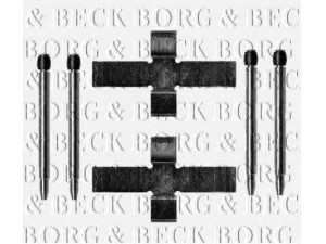 BORG & BECK BBK1129 priedų komplektas, diskinių stabdžių trinkelės 
 Stabdžių sistema -> Diskinis stabdys -> Stabdžių dalys/priedai