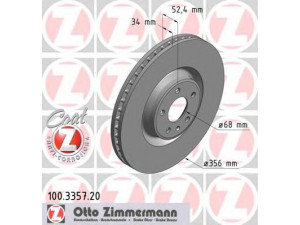 ZIMMERMANN 100.3357.20 stabdžių diskas 
 Dviratė transporto priemonės -> Stabdžių sistema -> Stabdžių diskai / priedai
4G0 615 301 A, 4G0 615 301 K