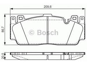 BOSCH 0 986 TB3 210 stabdžių trinkelių rinkinys, diskinis stabdys 
 Techninės priežiūros dalys -> Papildomas remontas
34 11 2 284 369, 34 11 2 284 371