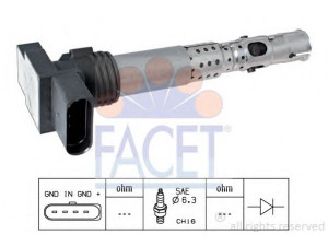 FACET 9.6331 ritė, uždegimas 
 Kibirkšties / kaitinamasis uždegimas -> Uždegimo ritė
03D 905 115 F, 03D 905 715 A, 03D 905 115