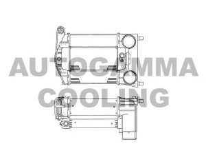 AUTOGAMMA 101902 tarpinis suslėgto oro aušintuvas, kompresorius
77384050