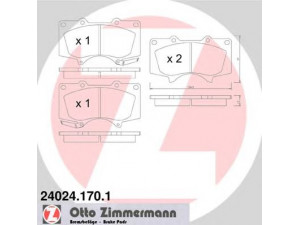 ZIMMERMANN 24024.170.1 stabdžių trinkelių rinkinys, diskinis stabdys 
 Techninės priežiūros dalys -> Papildomas remontas
4605A472, 4605A481, 044650K090