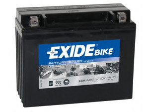 EXIDE AGM12-23 starterio akumuliatorius; starterio akumuliatorius 
 Elektros įranga -> Akumuliatorius