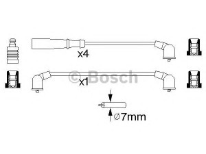 BOSCH 0 986 356 921 uždegimo laido komplektas 
 Kibirkšties / kaitinamasis uždegimas -> Uždegimo laidai/jungtys