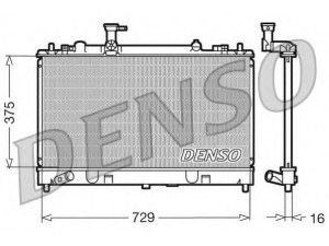 DENSO DRM44011 radiatorius, variklio aušinimas 
 Aušinimo sistema -> Radiatorius/alyvos aušintuvas -> Radiatorius/dalys
F4ZZ8005C, RF5C15200, RF5C15200C