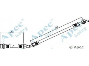 APEC braking HOS4077 stabdžių žarnelė 
 Stabdžių sistema -> Stabdžių žarnelės
9094702G35