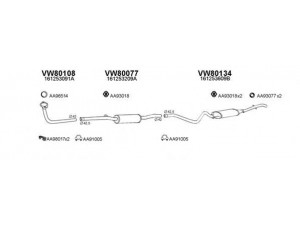VENEPORTE 800239 išmetimo sistema 
 Išmetimo sistema -> Išmetimo sistema, visa