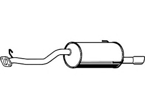 FENNO P9036 galinis duslintuvas 
 Išmetimo sistema -> Duslintuvas
44300-AE010, 44300-AE120