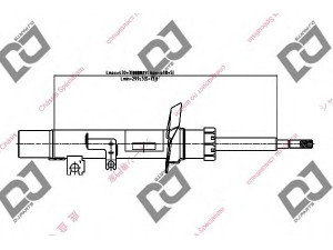 DJ PARTS DS1373GS amortizatorius 
 Pakaba -> Amortizatorius
5202.LE, 5202.LG, 5202.LP