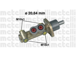 METELLI 05-0461 pagrindinis cilindras, stabdžiai 
 Stabdžių sistema -> Pagrindinis stabdžių cilindras
9949542
