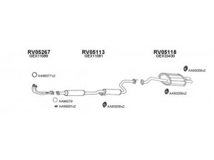 VENEPORTE 050041 išmetimo sistema 
 Išmetimo sistema -> Išmetimo sistema, visa