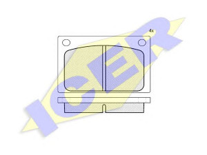 ICER 180142 stabdžių trinkelių rinkinys, diskinis stabdys 
 Techninės priežiūros dalys -> Papildomas remontas
2 701 639, 2 717 395, 2 725 661