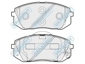APEC braking PD3234 stabdžių trinkelių rinkinys, diskinis stabdys 
 Techninės priežiūros dalys -> Papildomas remontas