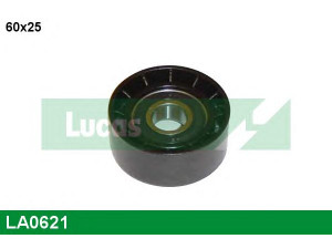 LUCAS ENGINE DRIVE LA0621 kreipiantysis skriemulys, V formos rumbuotas diržas 
 Diržinė pavara -> V formos rumbuotas diržas/komplektas -> Laisvasis/kreipiamasis skriemulys