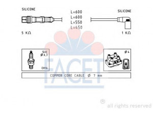 FACET 4.7248 uždegimo laido komplektas 
 Kibirkšties / kaitinamasis uždegimas -> Uždegimo laidai/jungtys
03F 905 409 B, 03F 905 409 A, 03F 905 409 B