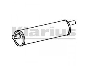 KLARIUS FT581H vidurinis duslintuvas
93809509, 93809799, 93811160, 93809509