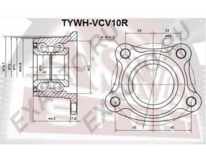 ASVA TYWH-VCV10R rato stebulė 
 Ašies montavimas/vairavimo mechanizmas/ratai -> Rato stebulė/montavimas -> Rato stebulė
42409-33010, 42409-33020, 42410-33040