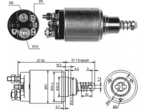 MAGNETI MARELLI 940113050193 solenoidinis jungiklis, starteris