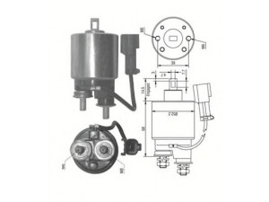 MAGNETI MARELLI 940113050243 solenoidinis jungiklis, starteris
S114461