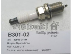 ASHUKI B301-02 uždegimo žvakė 
 Techninės priežiūros dalys -> Techninės priežiūros intervalai
90048-51163, 90919-01184