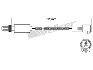 WALKER PRODUCTS 250-21044 lambda jutiklis 
 Variklis -> Variklio elektra
89465 87108 000