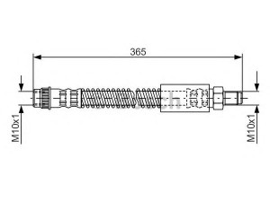 BOSCH 1 987 476 063 stabdžių žarnelė 
 Stabdžių sistema -> Stabdžių žarnelės
60 00 073 525