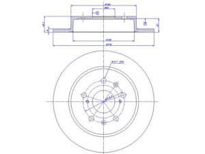 CAR 142.1754 stabdžių diskas 
 Dviratė transporto priemonės -> Stabdžių sistema -> Stabdžių diskai / priedai
55611-80J10