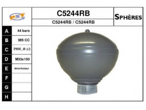 SNRA C5244RB pakabos sfera, pneumatinė pakaba 
 Pakaba -> Važiavimo aukščio kontrolė/hidraulinė pakaba
527267