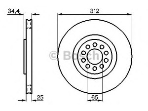BOSCH 0 986 478 467 stabdžių diskas 
 Dviratė transporto priemonės -> Stabdžių sistema -> Stabdžių diskai / priedai
8L0 615 301, 8N0 615 301 A, 8L0 615 301