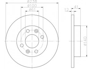 HELLA PAGID 8DD 355 101-241 stabdžių diskas 
 Stabdžių sistema -> Diskinis stabdys -> Stabdžių diskas
7700704705, 7701204282, 6001547684