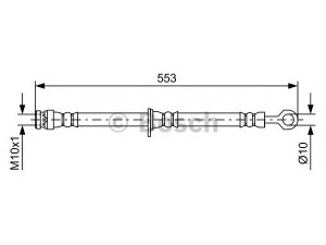 BOSCH 1 987 481 728 stabdžių žarnelė 
 Stabdžių sistema -> Stabdžių žarnelės
4806 P4, 4806 P4