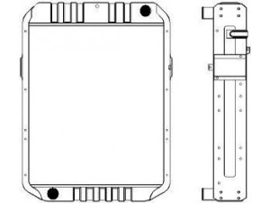 SAKURA  Automotive 1191-0502 radiatorius, variklio aušinimas