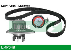 LUCAS ENGINE DRIVE LKP048 vandens siurblio ir paskirstymo diržo komplektas 
 Diržinė pavara -> Paskirstymo diržas/komplektas -> Paskirstymo diržas/komplektas