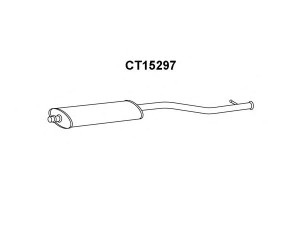 VENEPORTE CT15297 priekinis duslintuvas 
 Išmetimo sistema -> Duslintuvas
1717G2