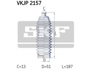 SKF VKJP 2157 gofruotoji membrana, vairavimas 
 Vairavimas -> Gofruotoji membrana/sandarinimai
77 01 472 765