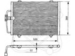 ELECTRO AUTO 30R0036 kondensatorius, oro kondicionierius 
 Oro kondicionavimas -> Kondensatorius
7700418301, 7700432391, 7700838131