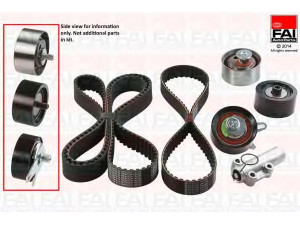 FAI AutoParts TBK338 paskirstymo diržo komplektas 
 Techninės priežiūros dalys -> Papildomas remontas