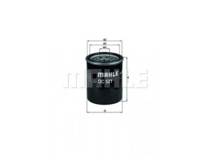 KNECHT OC 521 alyvos filtras 
 Filtrai -> Alyvos filtras
2630002750, 2630002751, OJE1514302