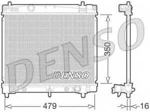DENSO DRM50070 radiatorius, variklio aušinimas 
 Aušinimo sistema -> Radiatorius/alyvos aušintuvas -> Radiatorius/dalys
1640021300
